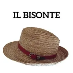 IL BISONTE 麦わら帽子 ストローハット