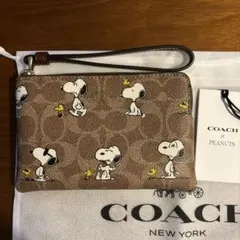 コーチCOACH ポーチ スヌーピー PEANUTS 2025