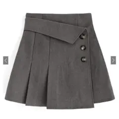 GRLインパン裏地付きアシンメトリーミニスカート [tu725]