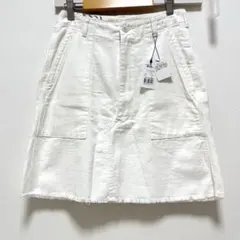 新品タグ付　RHヴィンテージ　スカート　コットン　XS 白
