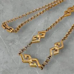 vintage GIVENCHY チェーン ネックレス ゴールドカラー ロング