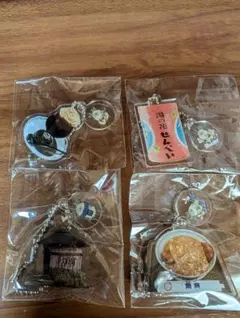 街ガチャin菰野町 4個セット 湯の花せんべい、真戸運永、上かつ丼、酒樽バス停