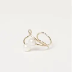 c*o様 K10YG アコヤパールイヤーカフ