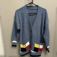 おしゃれデザイン　ニットカーディガン