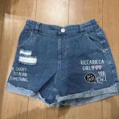 RICCA RICCA デニムショートパンツ　160センチ