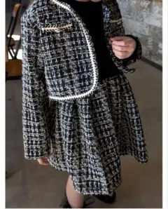 Laulea ツイードジャケット&ワンピース　入学式　120cm