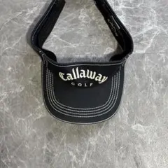 vintage Callaway Golf サンバイザー ブラック メンズ
