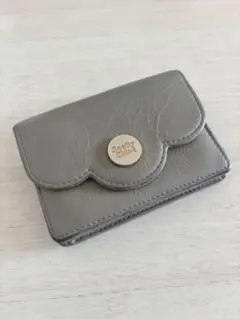 See by Chloé グレー レザー カードケース