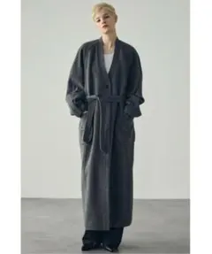 タグ付 rim.ark Big pocket raglan coatigan