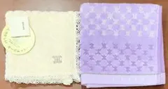 【新品】セリーヌ 2枚 タオル ハンカチ ミニテリー 生産終了 限定品