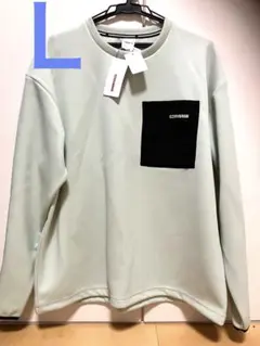 新品未使用　CONVERSE ミントグリーン トレーナー L スウェット　メンズ