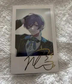 榊ネス デビューランダムチェキ風カード 箔押しサイン入り