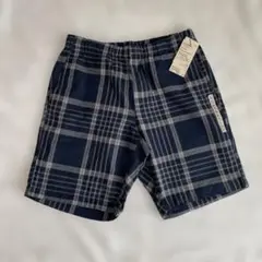 新品　無印良品　マドラスチェック　イージーショートパンツ　L メンズ