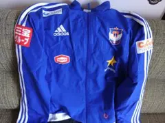 アルビレックス新潟　adidas 青 ジップアップ ピステ 　o