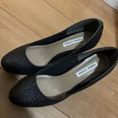 MIMINY PIMINY ラメパンプス ブラック　Mサイズのサムネイル