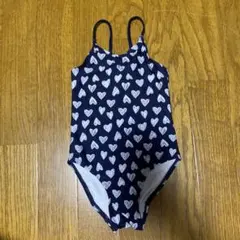 H&Mネイビー ハート柄水着