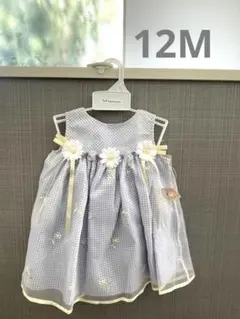 水色 ワンピース 12ヶ月