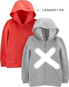 simple joys by carter's コーラルピンク パーカー