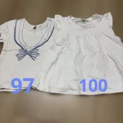 キッズ トップス 2点セット　97.100