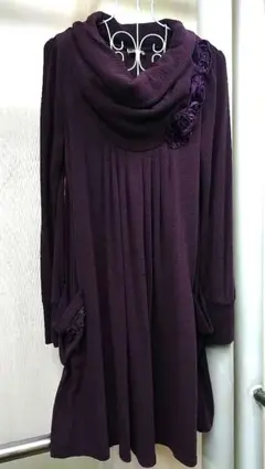 チュニック ミニワンピース 長袖