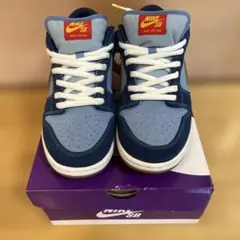 の*ぶ様 Nike SB Dunk Low Pro ブルー/ネイビー