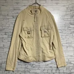 EVEX by KRIZIA ベージュジャケット 40 レディース　薄め　美品