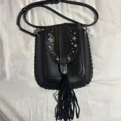 JEANASIS ウエスタンフリンジショルダーバッグ