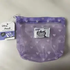 『ルシファー』メッシュドットタグポーチ パープル ディズニー