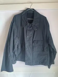 ユニクロU ユーティリティショートブルゾン　ネイビーLサイズ