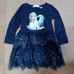 エルサ　ドレス　3-4歳　H&M 100 - H＆Mキッズ、アナ雪デザインのお洋服がいっぱい♡ 私も H&amp;M ダスティブルー／アナと雪 ピンク／アナと雪の女王