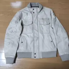 AVIREX/レザージャケット/白/USAF70周年/6171076/Ｌ