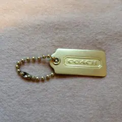 COACH チャーム バッグタグ ゴールド