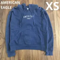アメリカンイーグル トレーナー パーカー 薄手 長袖 ネイビー XS