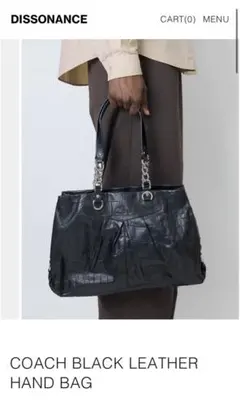 OLD COACH レザートートバッグ dissonance