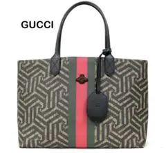 超レア GUCCI グッチ トートバッグ GGカレイド シェリーライン ビー