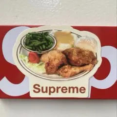 Supreme ステッカー フライドチキン デザイン 希少食卓
