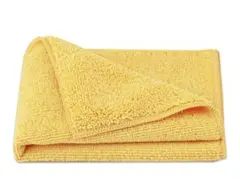 クリーニングクロス マイクロファイバー ふきん 雑巾 イエロー 3枚