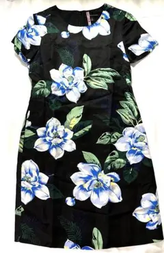 Banana Republic フラワープリント 半袖ワンピース サイズS