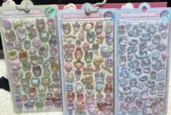 正規品 ボンボンドロップシール きぐるみボンボン 3枚セット