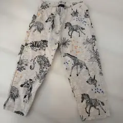 未使用品　GapKids 動物柄 ロングパンツ XS (4-5)