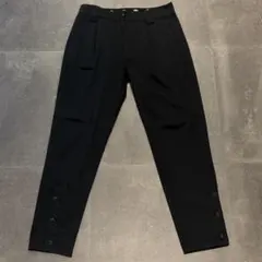 Dickies テーパードパンツ L 黒 裾ボタン開き ディッキーズ ブラックのサムネイル