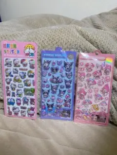 サンリオボンボンドロップシール3枚セット