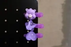 ケアベア　ヘアクリップ 3個セット