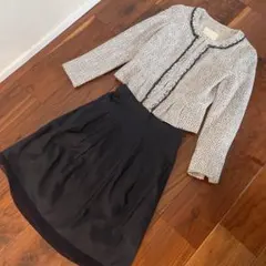 ナチュラルビューティーツイードジャケットスカート