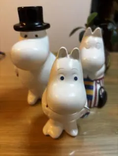 ムーミンママ　木製椅子＆ムーミンバレーパークぬいぐるみムーミン＆フローレン ムーミンママ 木製椅子＆ムーミンバレーパークぬいぐるみムーミン