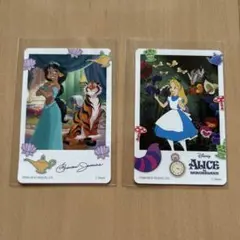 プリマハム　ディズニー　ステッカー　シール　ジャスミン & アリス　2枚