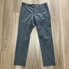 green label relaxing スラックス スーツ ビジネス グレー