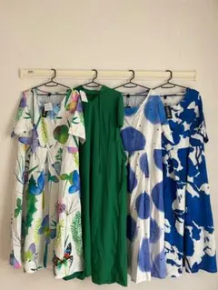 ワンピースセット 花柄・無地・水玉模様