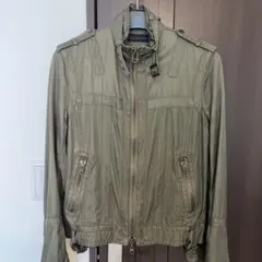 MORGAN HOMME ブルゾン ジャケット オリーブ カーキ メンズ　中古