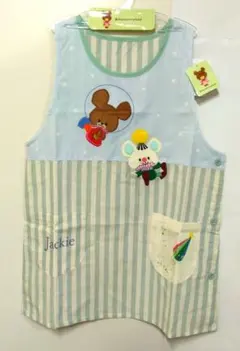 くまのがっこう M-Lサイズ エプロン　保育士エプロン